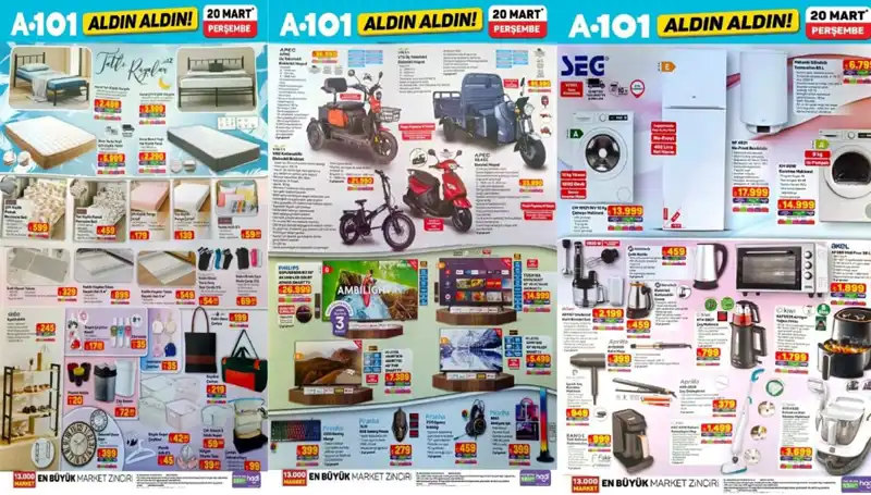 A101 Aktüel Kataloğu 20 Mart 2025: Mutfak Ürünlerinde Uygun Fiyat Avantajları