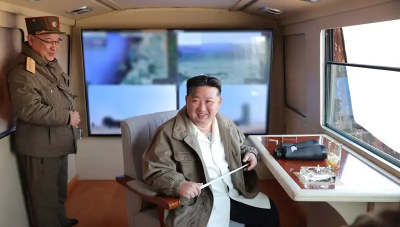 Kuzey Kore'den Şok Gelişme: Kim Jong Un Uçaksavar Füzesini Test Etti