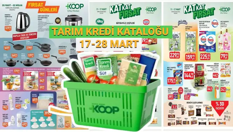 Tarım Kredi Kooperatif Marketleri'nde Mart İndirimleri Başladı: Alınacak Çok Şey Var!