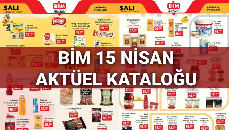 BİM’in 15 Nisan Aktüel Kataloğu ile Makyaj Ürünleri Raflarda!