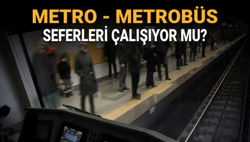 İstanbul'da Bugün Toplu Taşımada Son Durum: Metrobüs ve Metro Çalışıyor mu?
