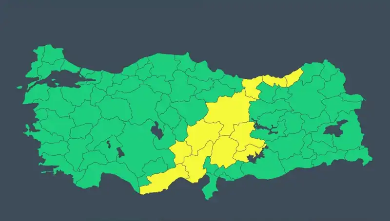 11 İlde Sağanak ve Fırtınaya Dikkat: Meteoroloji Uyardı!